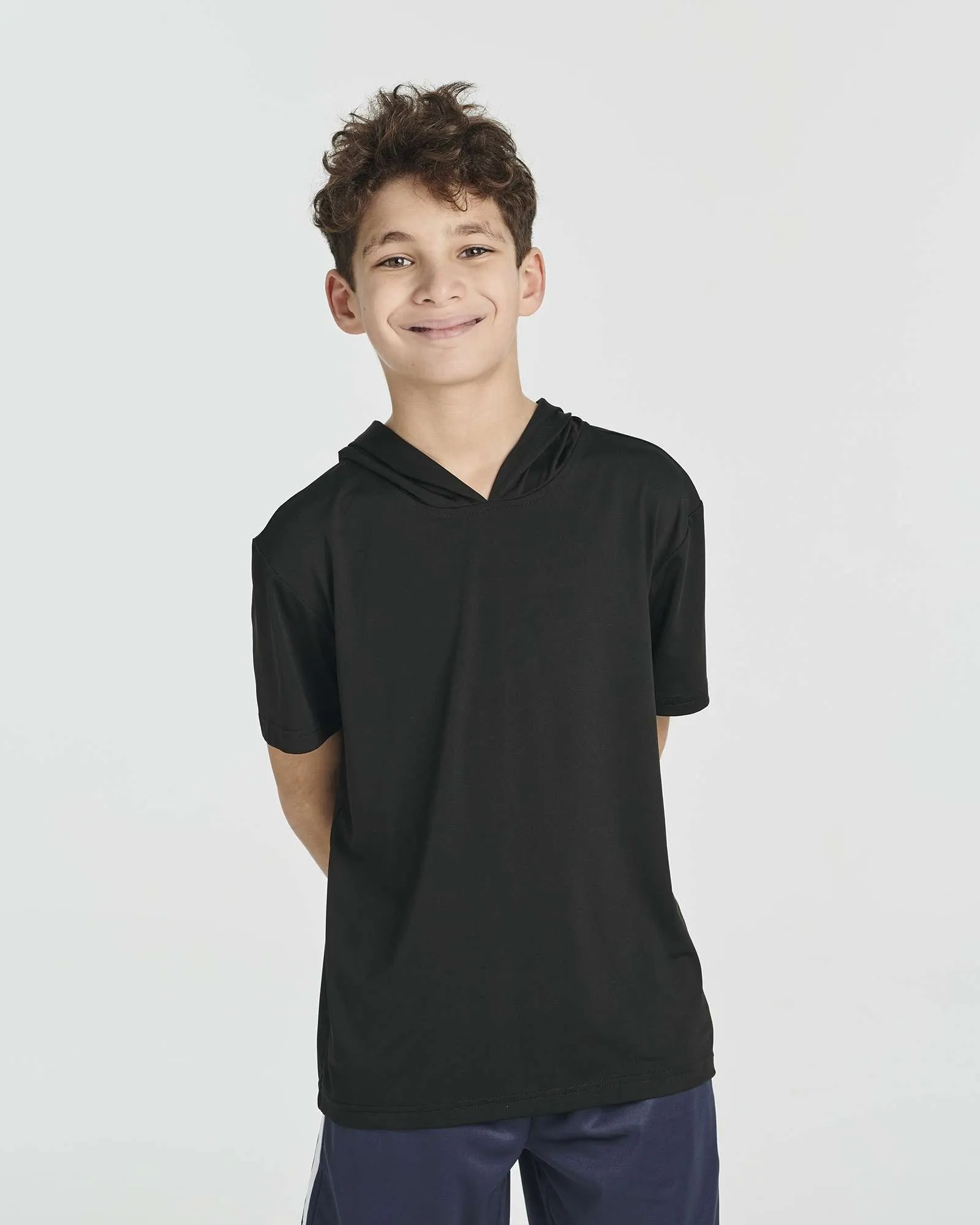 3 Pack: Boys' Dry-Fit Short Sleeve Workout Hoodie