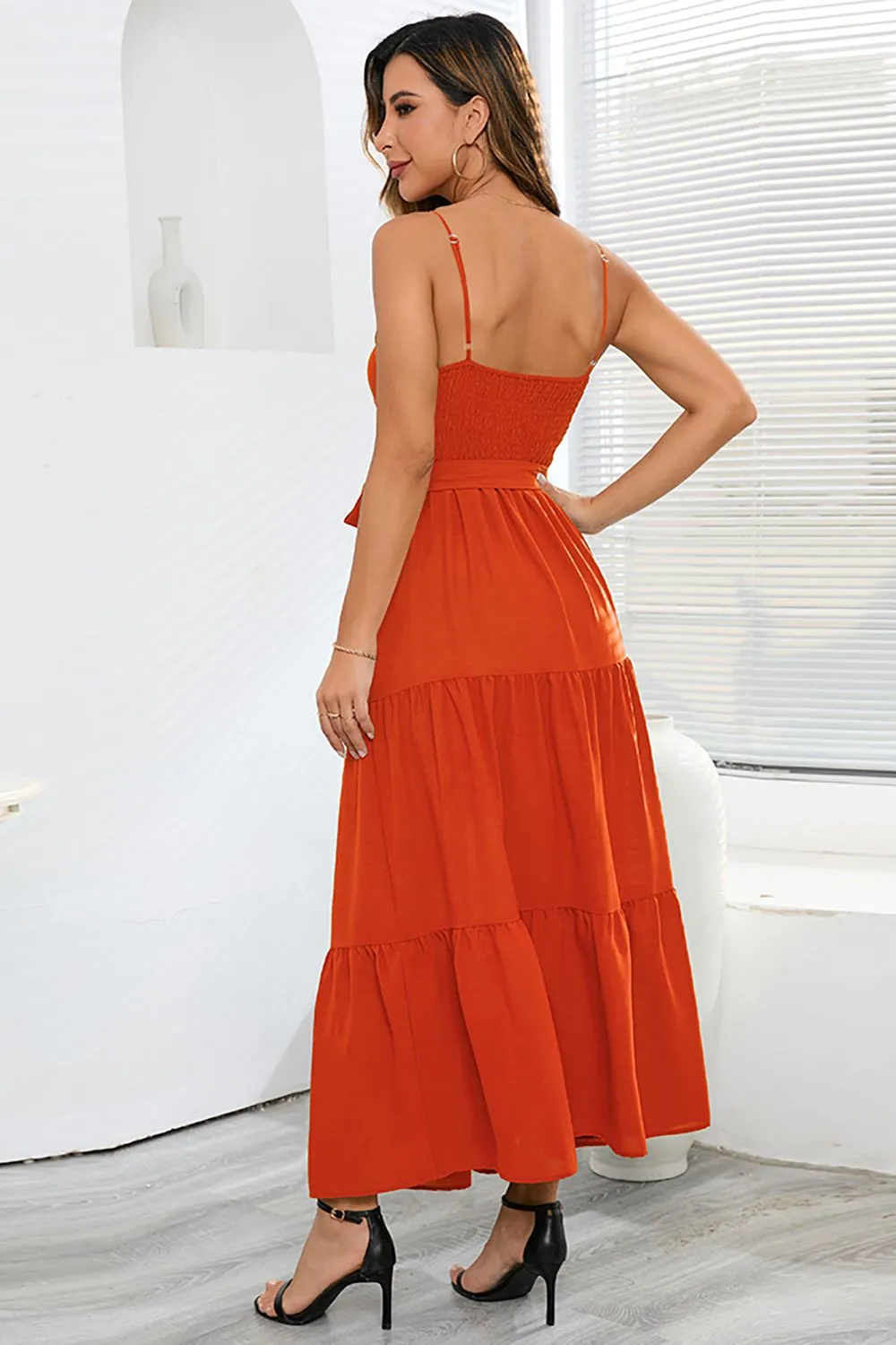 A-Line Cut Out Black Summer Dress