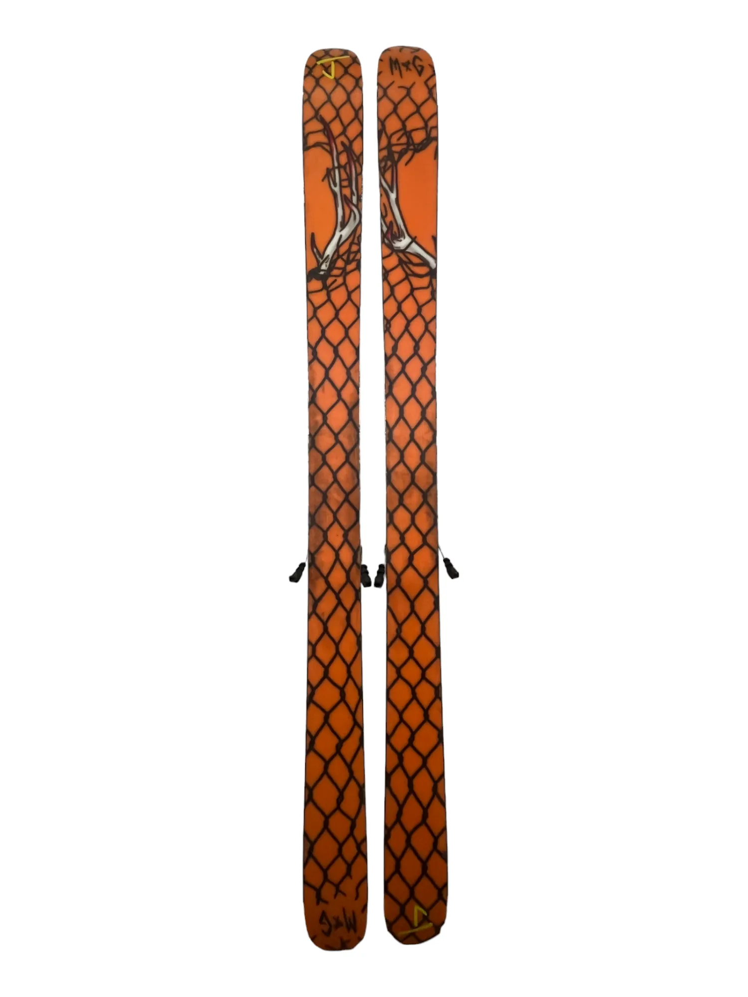 Allplay Rat Rod Sam Zahner x J Collab Skis with Tyrolia Attack 16 Bindings