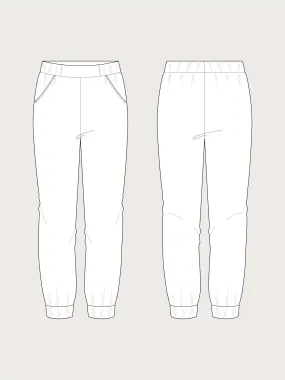 ALMOST LONG TROUSERS PATTERN