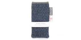 Amy Britton Weather Harris Tweed Deep Blue Sea Soft Case