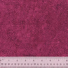 Anthology Batik - Plum Fizz 2748Q X Stitches Plum By The Yard