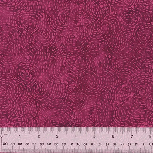 Anthology Batik - Plum Fizz 2748Q X Stitches Plum By The Yard
