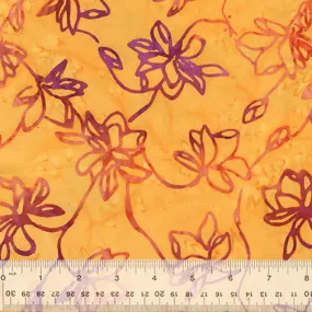 Anthology Batik - Plum Fizz 2759Q X Lotus Melon By The Yard