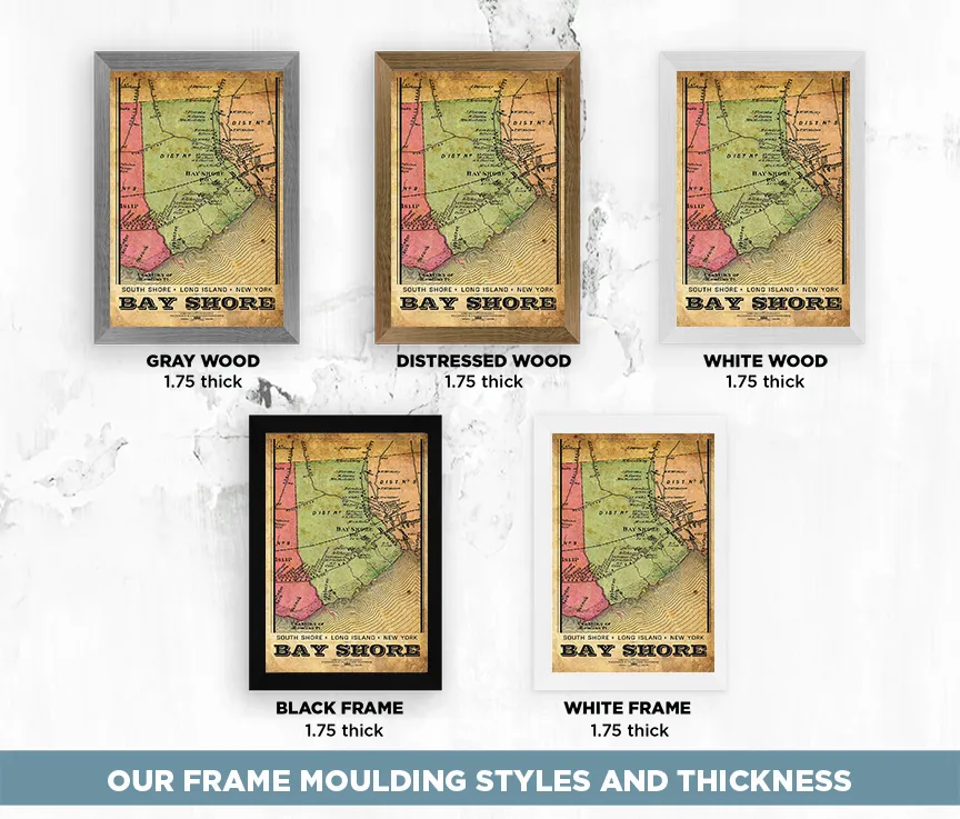 Bayshore Vintage Map
