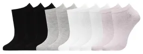 Betsey Johnson Women's 10 Pack No Show Low Cut Socks