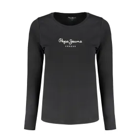 Black Cotton Tops & T-Shirt