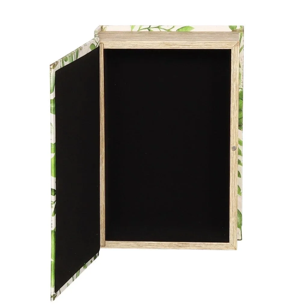 Botanical Green & White File Boxes - Set of 2