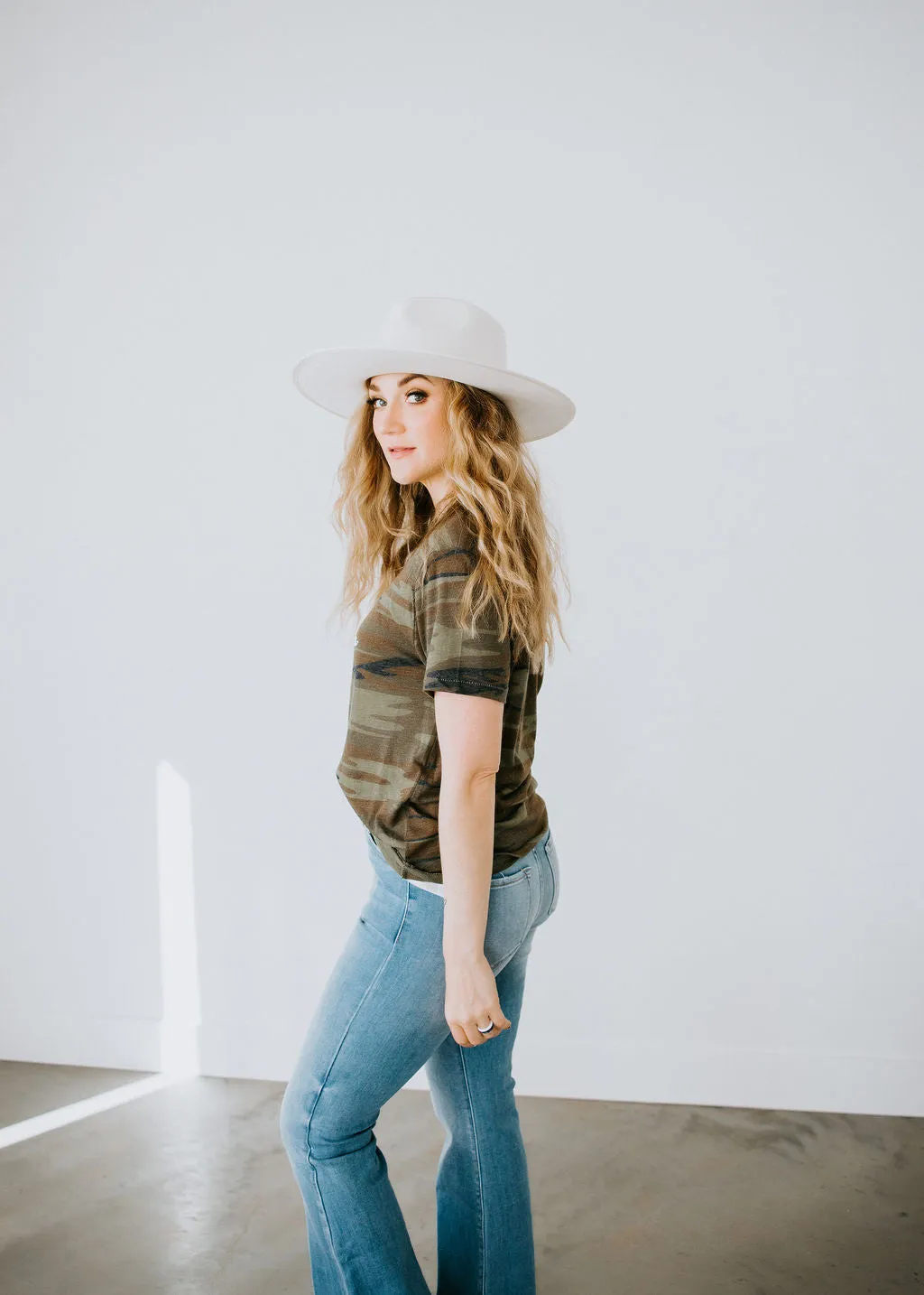 Camo Cross Graphic Tee  FINAL SALE