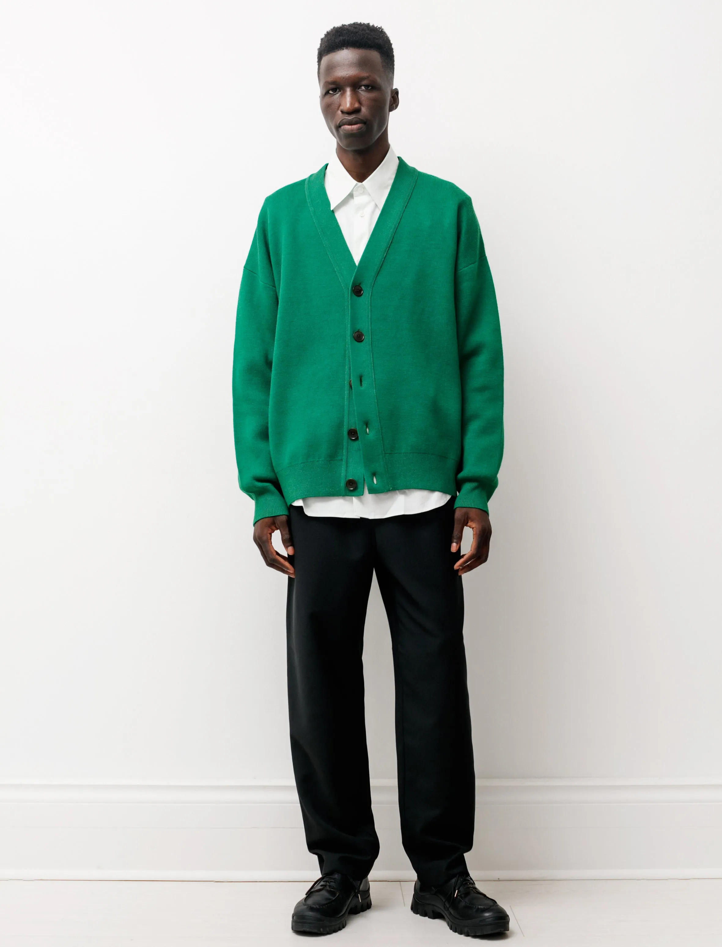 Cardigan Electric Green