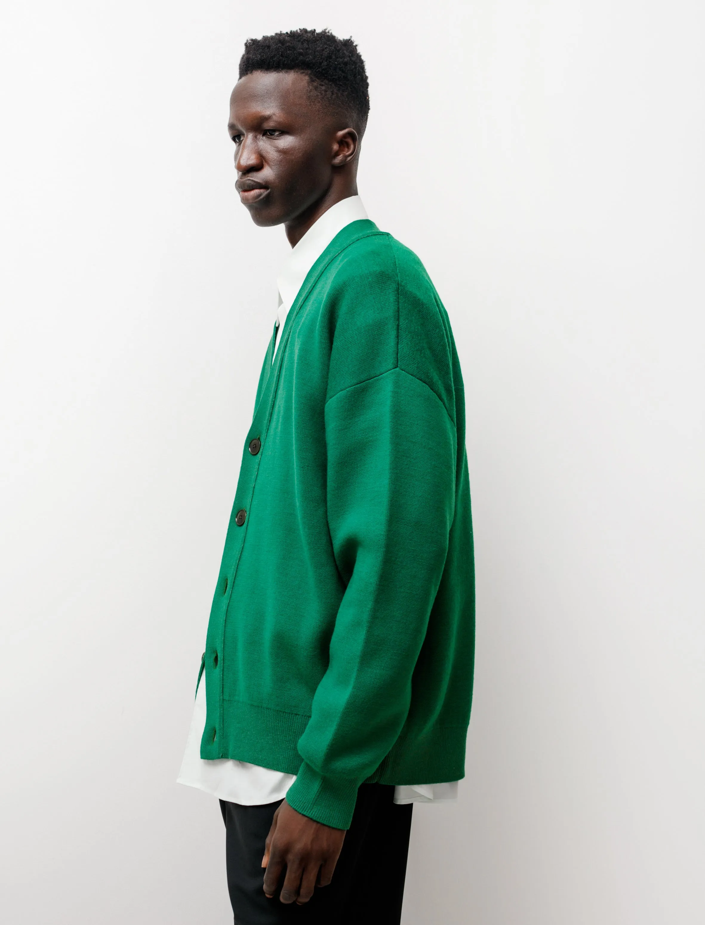 Cardigan Electric Green