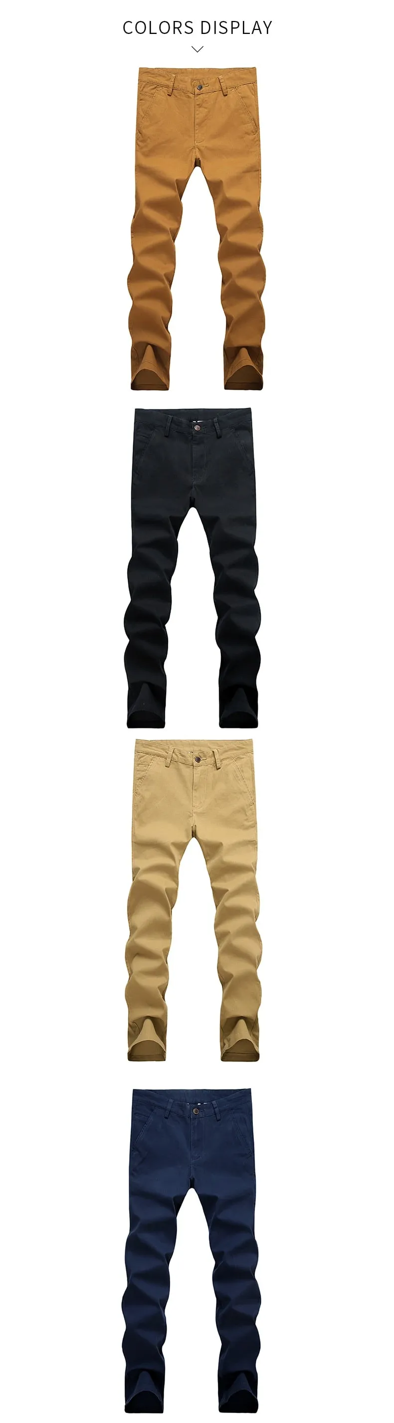 Casual Pants Stretch male trouser
