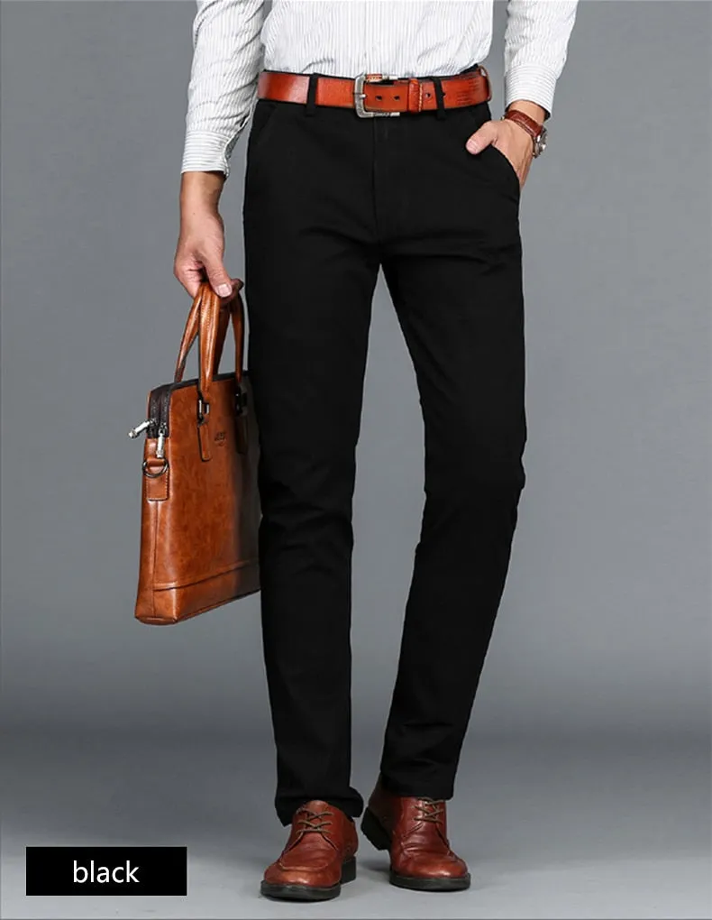 Casual Pants Stretch male trouser