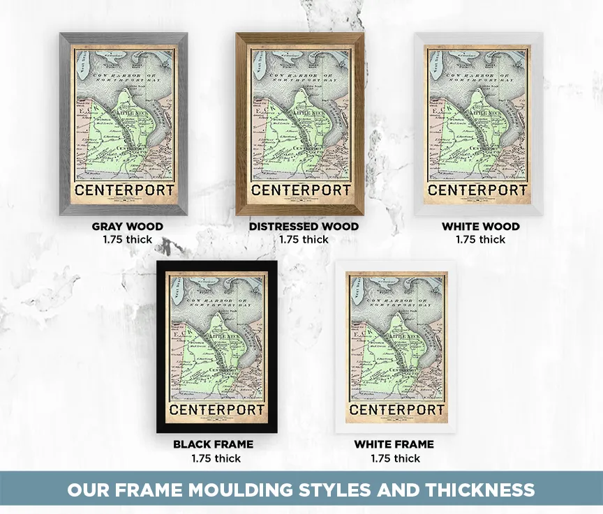 Centerport Vintage Map