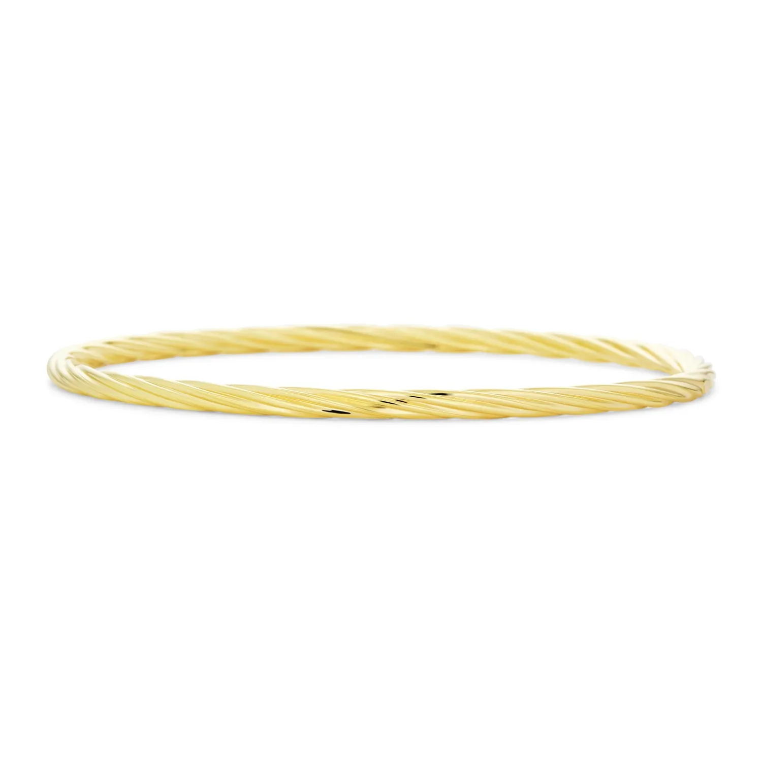 Classic Thin Simple Gold Plated Bangle Stacking Bracelet Set For Women