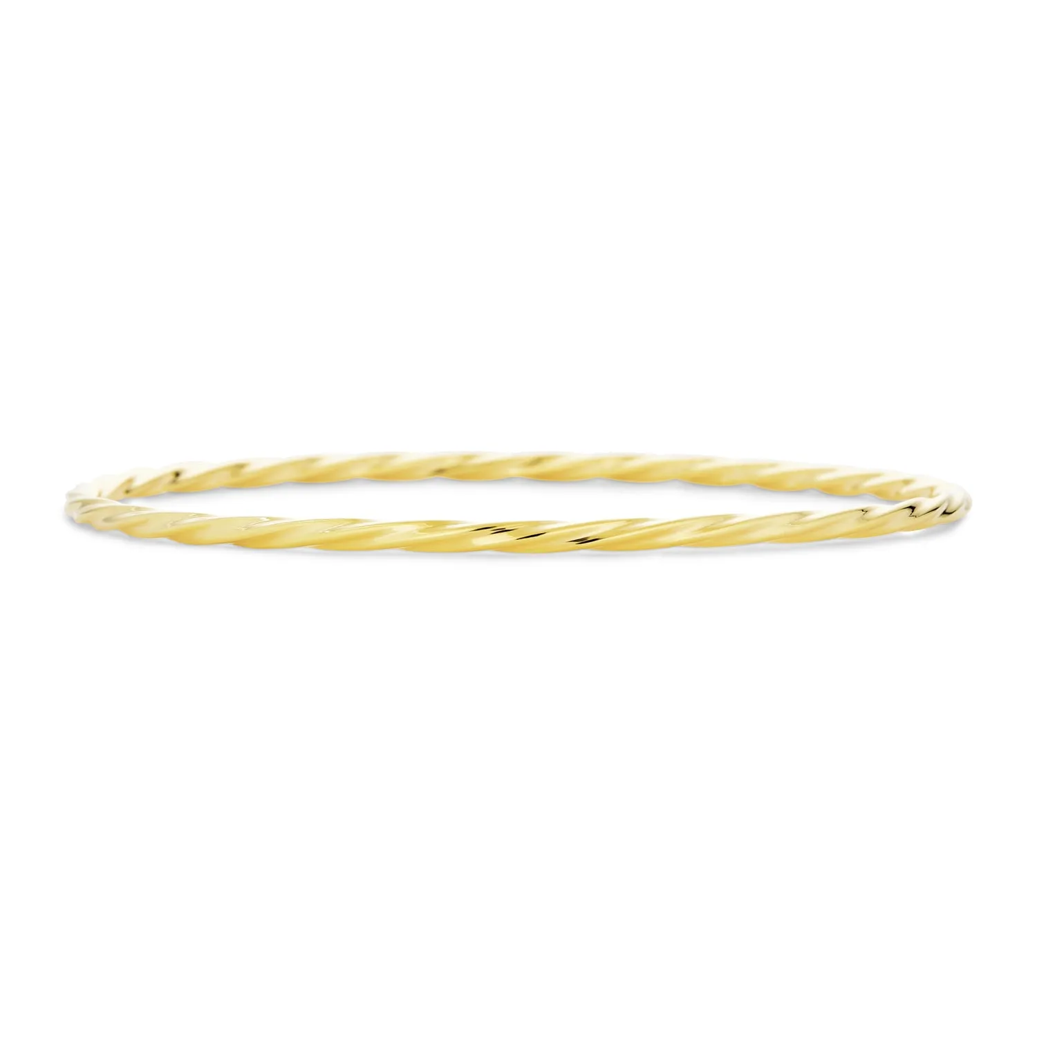 Classic Thin Simple Gold Plated Bangle Stacking Bracelet Set For Women