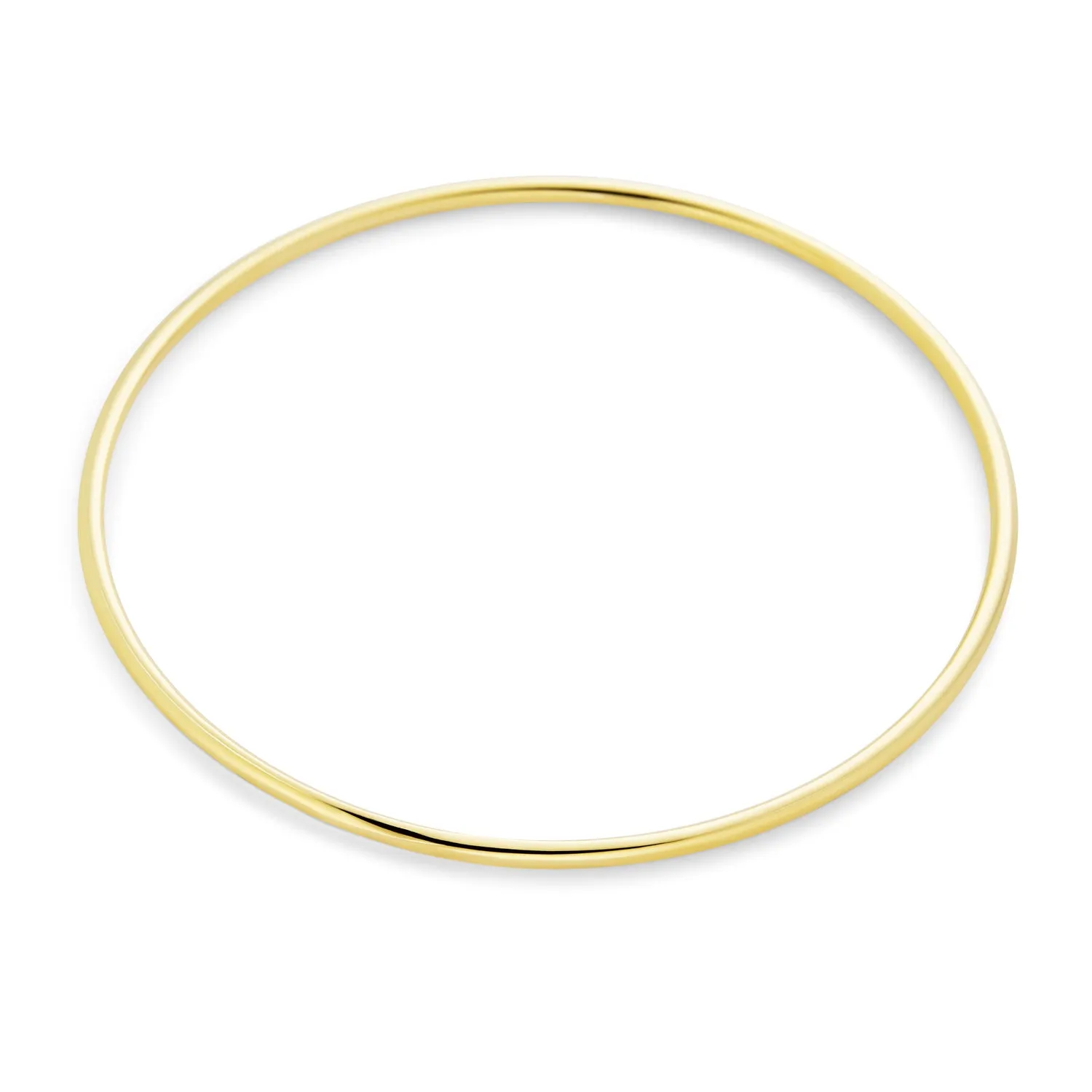 Classic Thin Simple Gold Plated Bangle Stacking Bracelet Set For Women