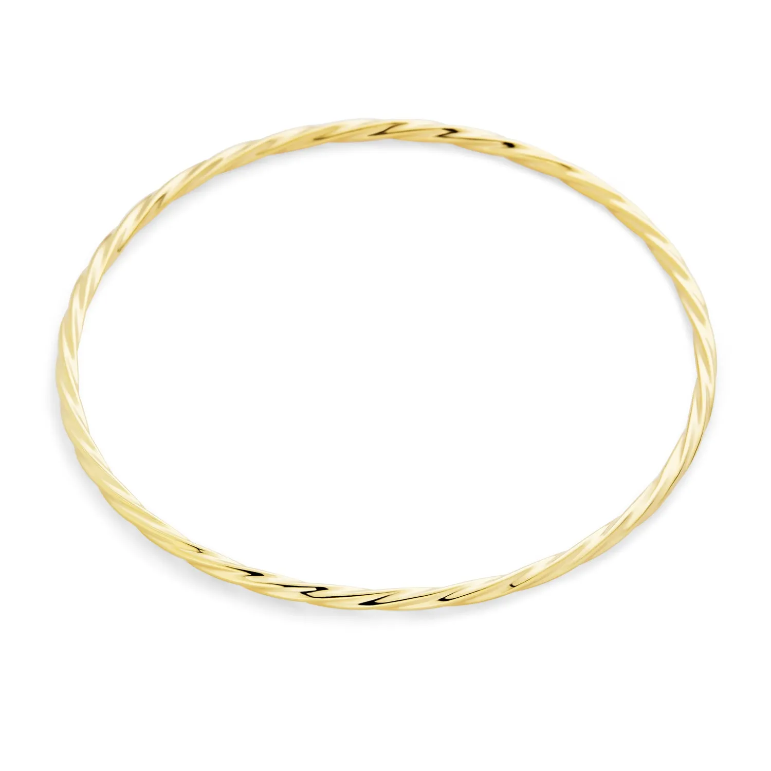 Classic Thin Simple Gold Plated Bangle Stacking Bracelet Set For Women