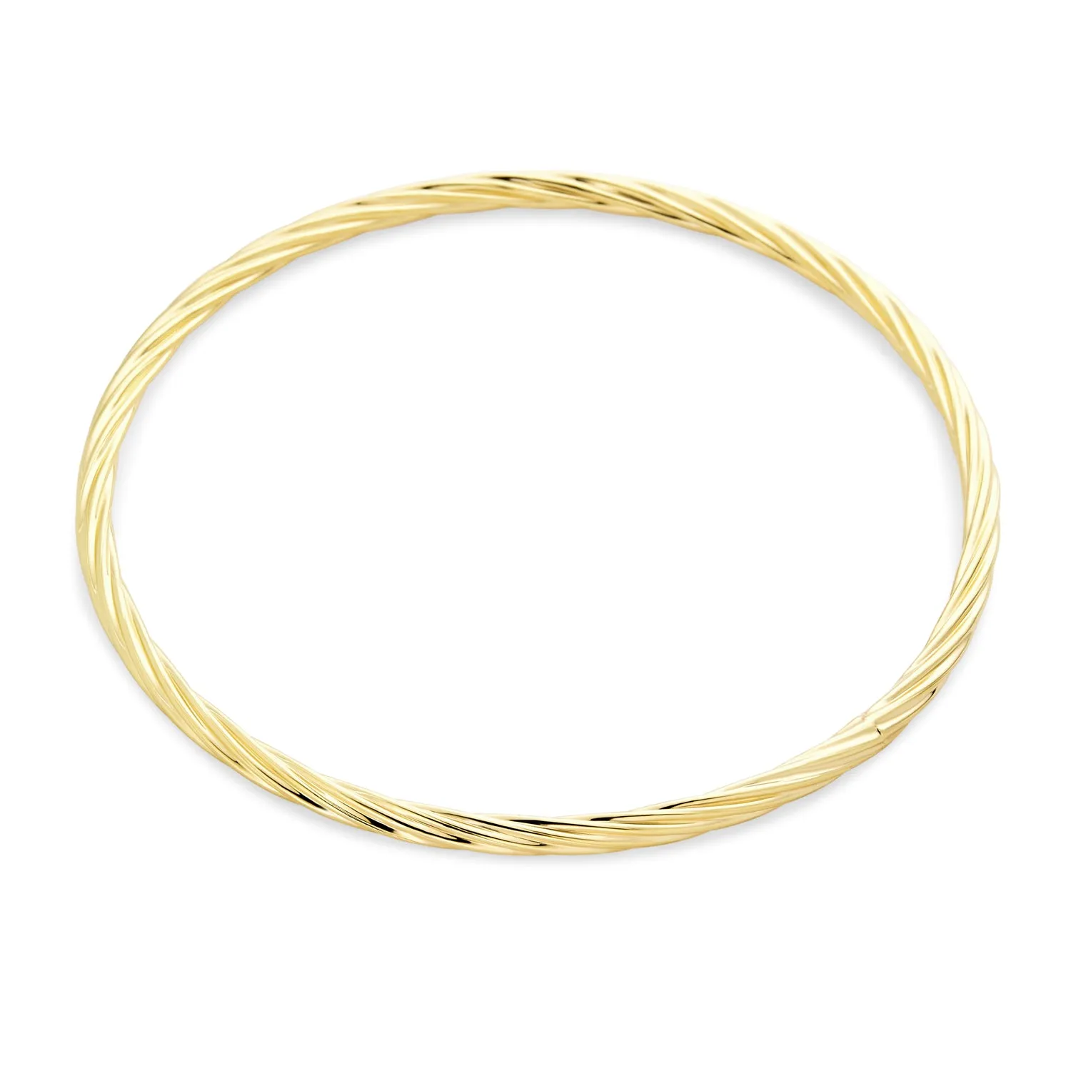 Classic Thin Simple Gold Plated Bangle Stacking Bracelet Set For Women