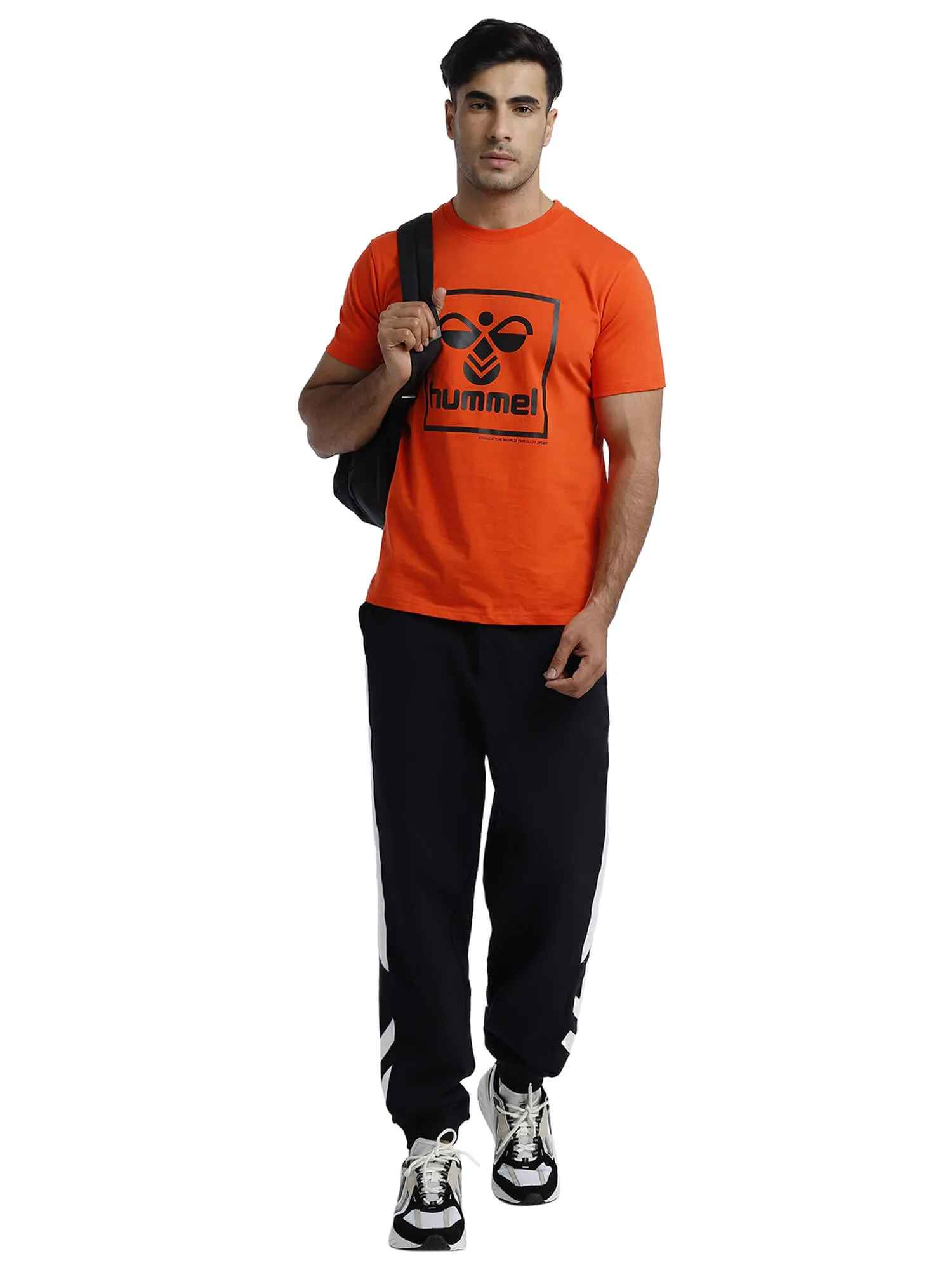 Claus Men Cotton Black Training Pant