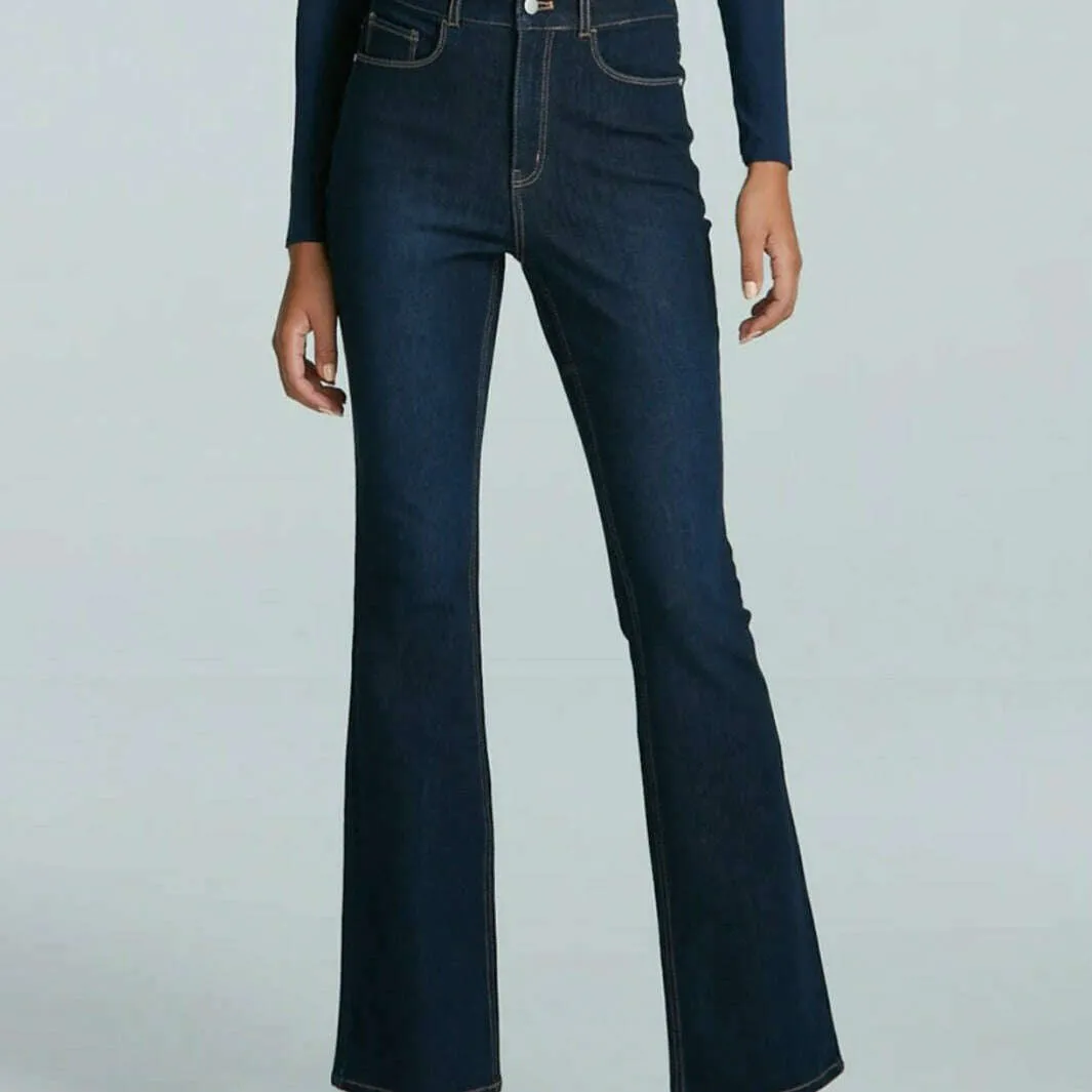 Commando - DENIM FLARED JEAN- Dark Indigo