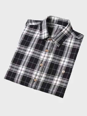 Cotton Plaid Casual Shirt for Men