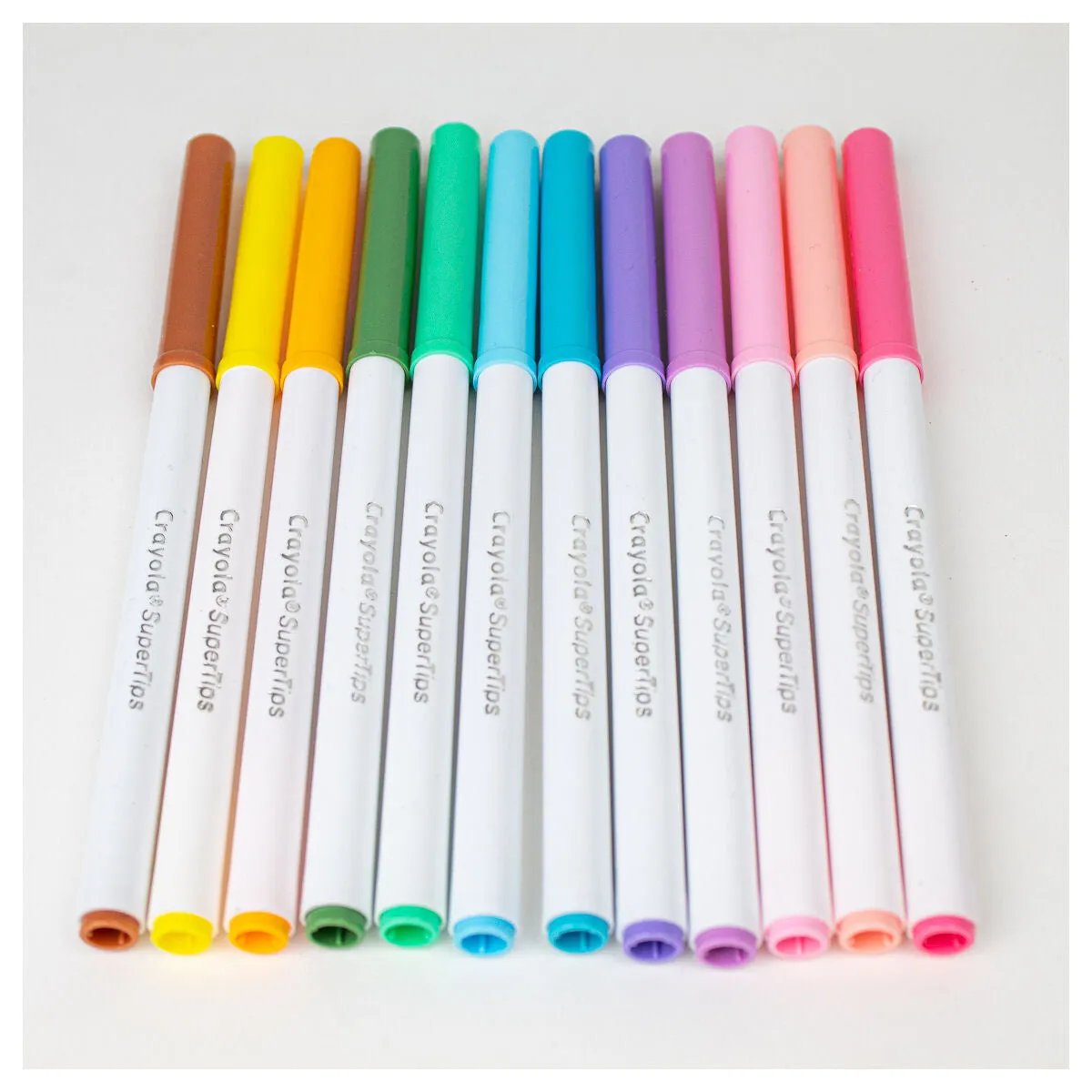 Crayola 12 Super-Tips Pastel Washable Coloured Markers