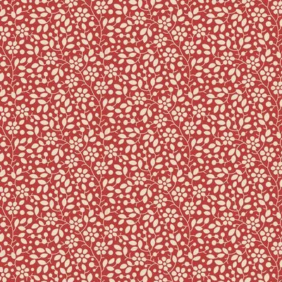 Fabric CLOUDPIE RED from Tilda, Cloudpie Blenders for Pie in the Sky Collection, TIL110066-V11