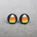Fabric Stud Earrings
