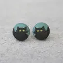 Fabric Stud Earrings