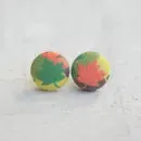 Fabric Stud Earrings