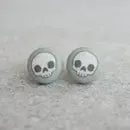 Fabric Stud Earrings