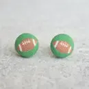 Fabric Stud Earrings
