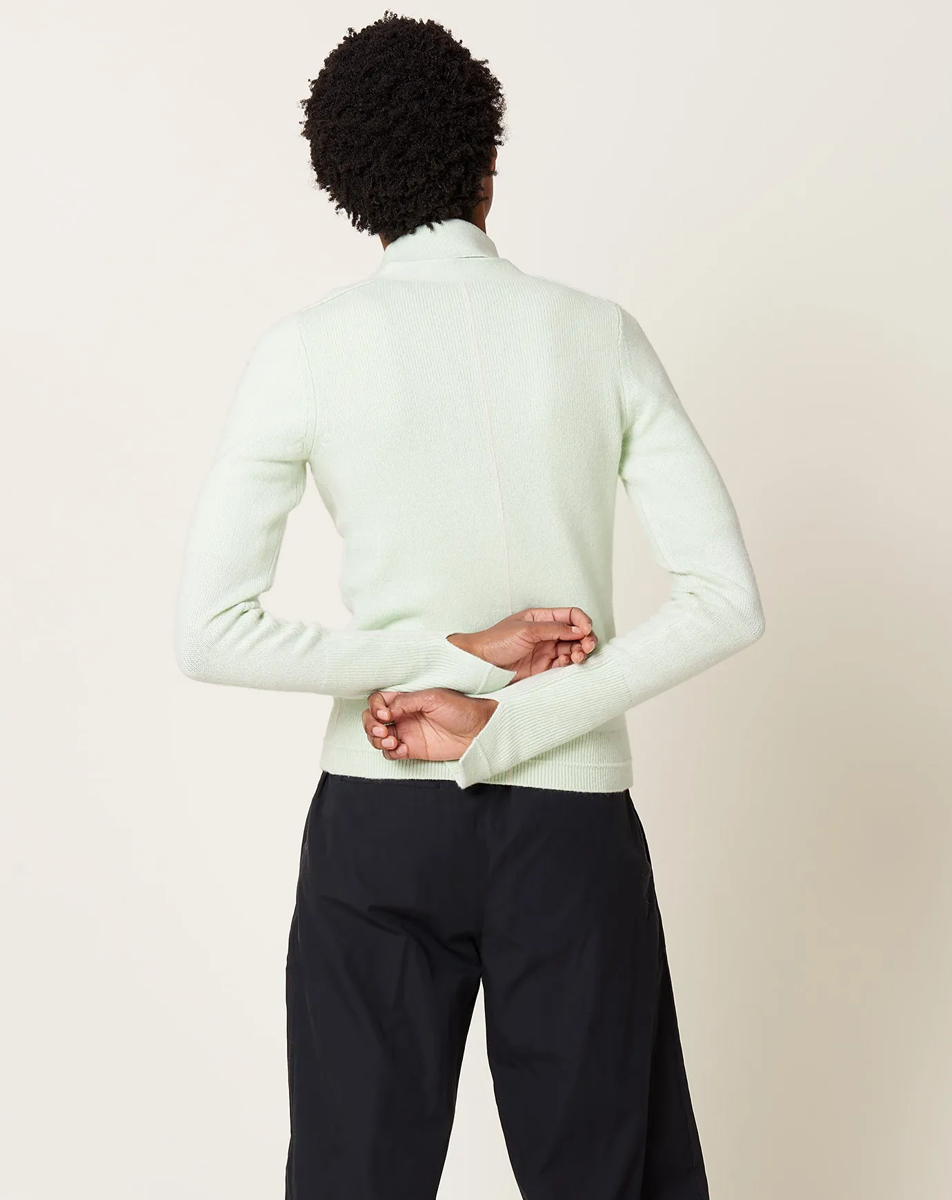 Featherweight Slim Cardigan in Sea Glass