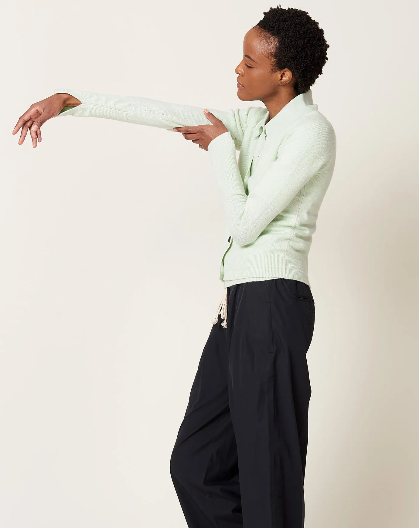 Featherweight Slim Cardigan in Sea Glass