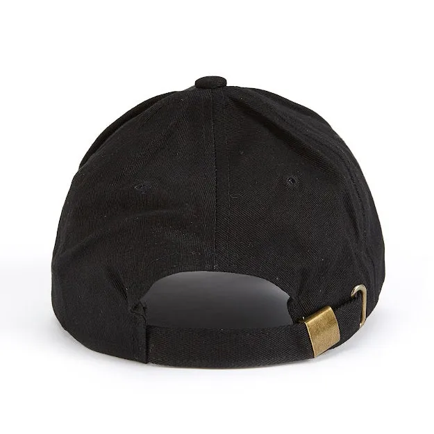 Fevani Baseball Cap in Black/ White
