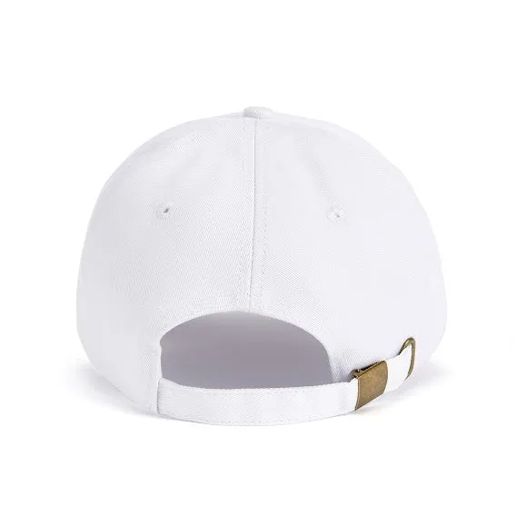 Fevani Baseball Cap in White/ Black