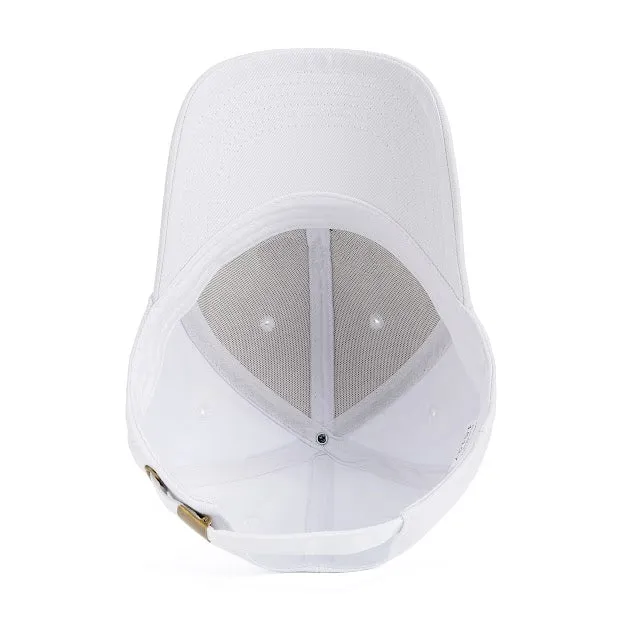 Fevani Baseball Cap in White/ Black
