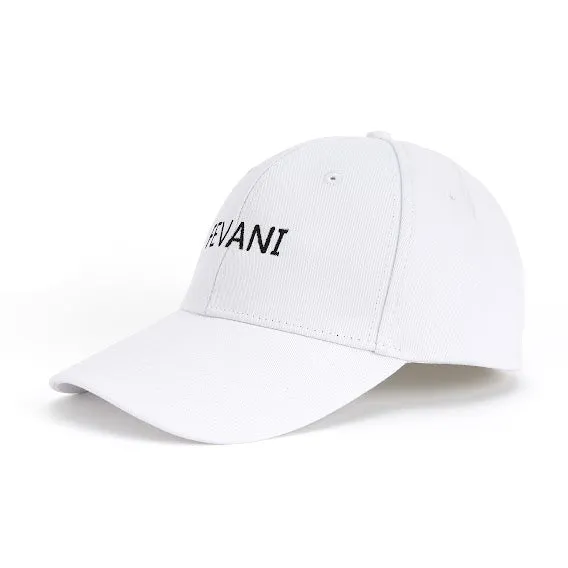 Fevani Baseball Cap in White/ Black
