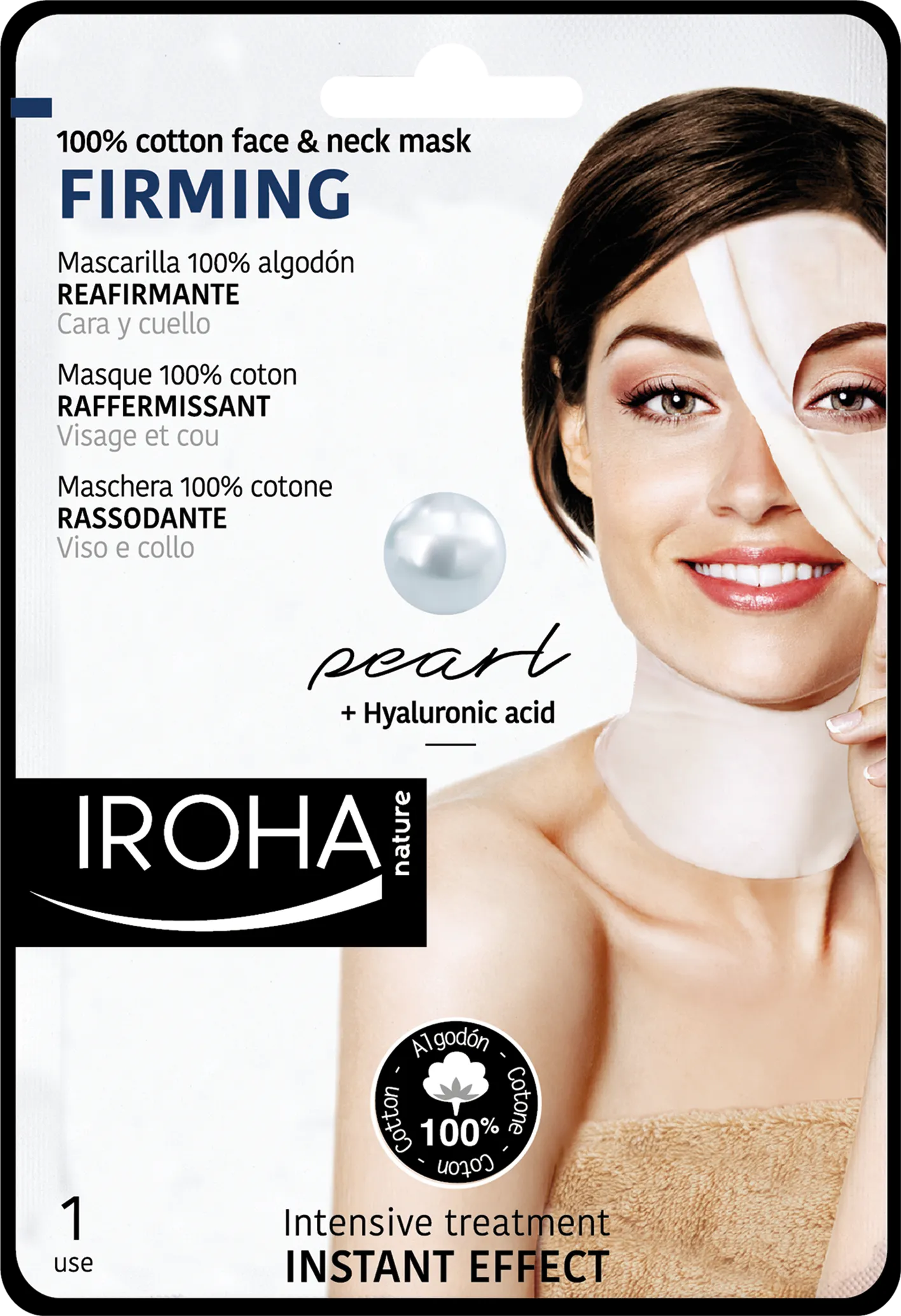 FIRMING FACE&NECK Sheet Mask - Pearl