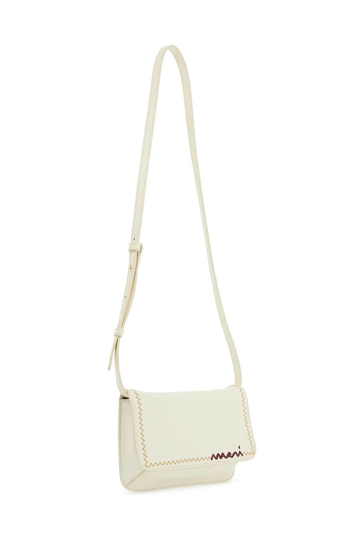 FLAP TRUNK SHOULDER BAG WITH