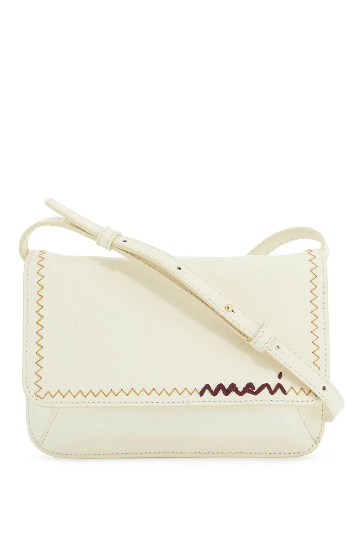 FLAP TRUNK SHOULDER BAG WITH