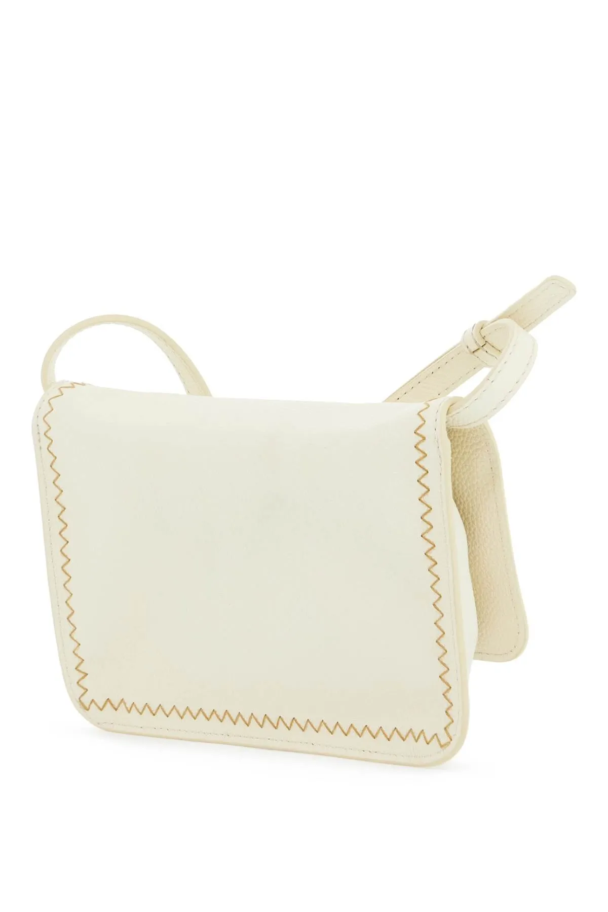 FLAP TRUNK SHOULDER BAG WITH