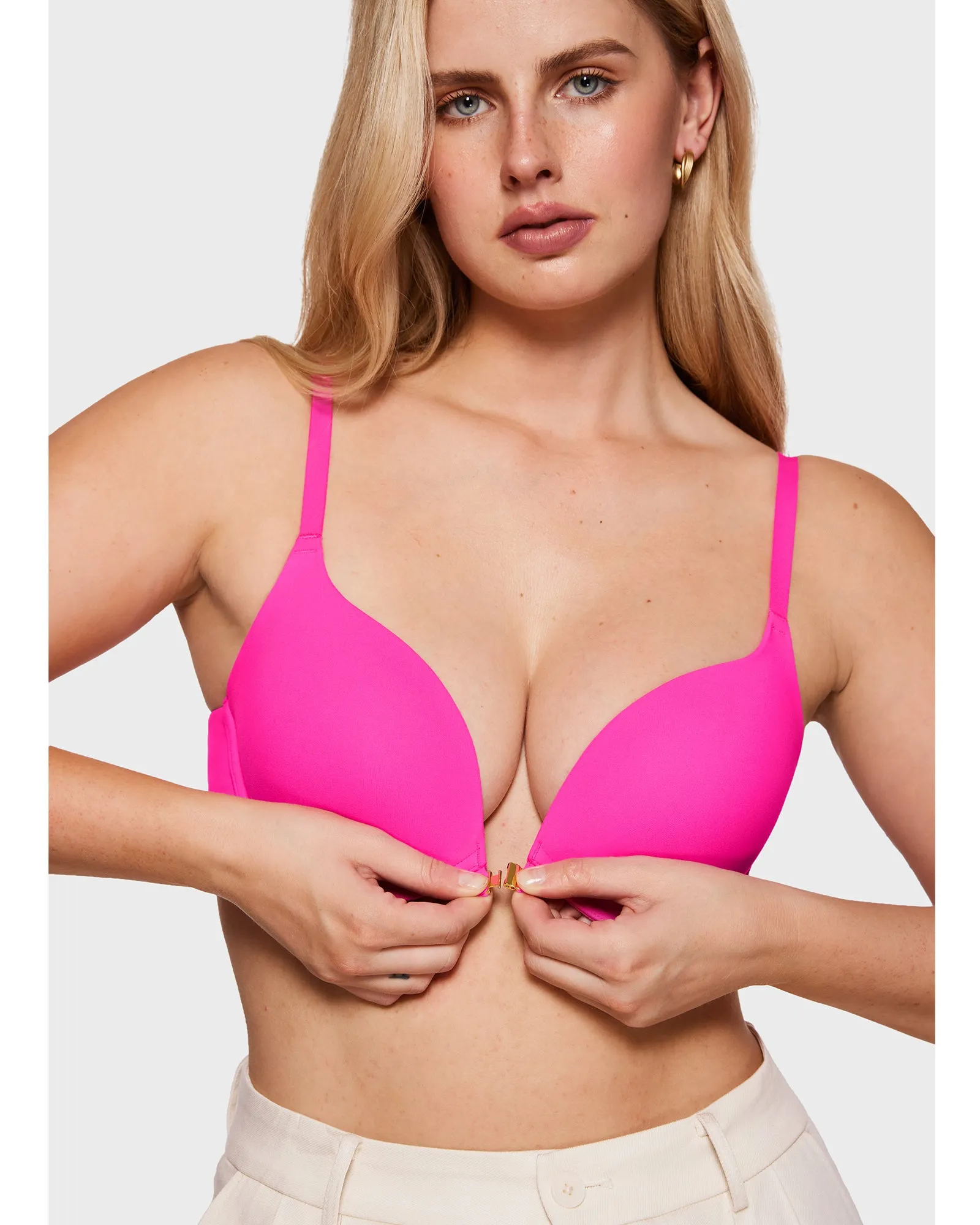 Front Closure T-shirt Bra
