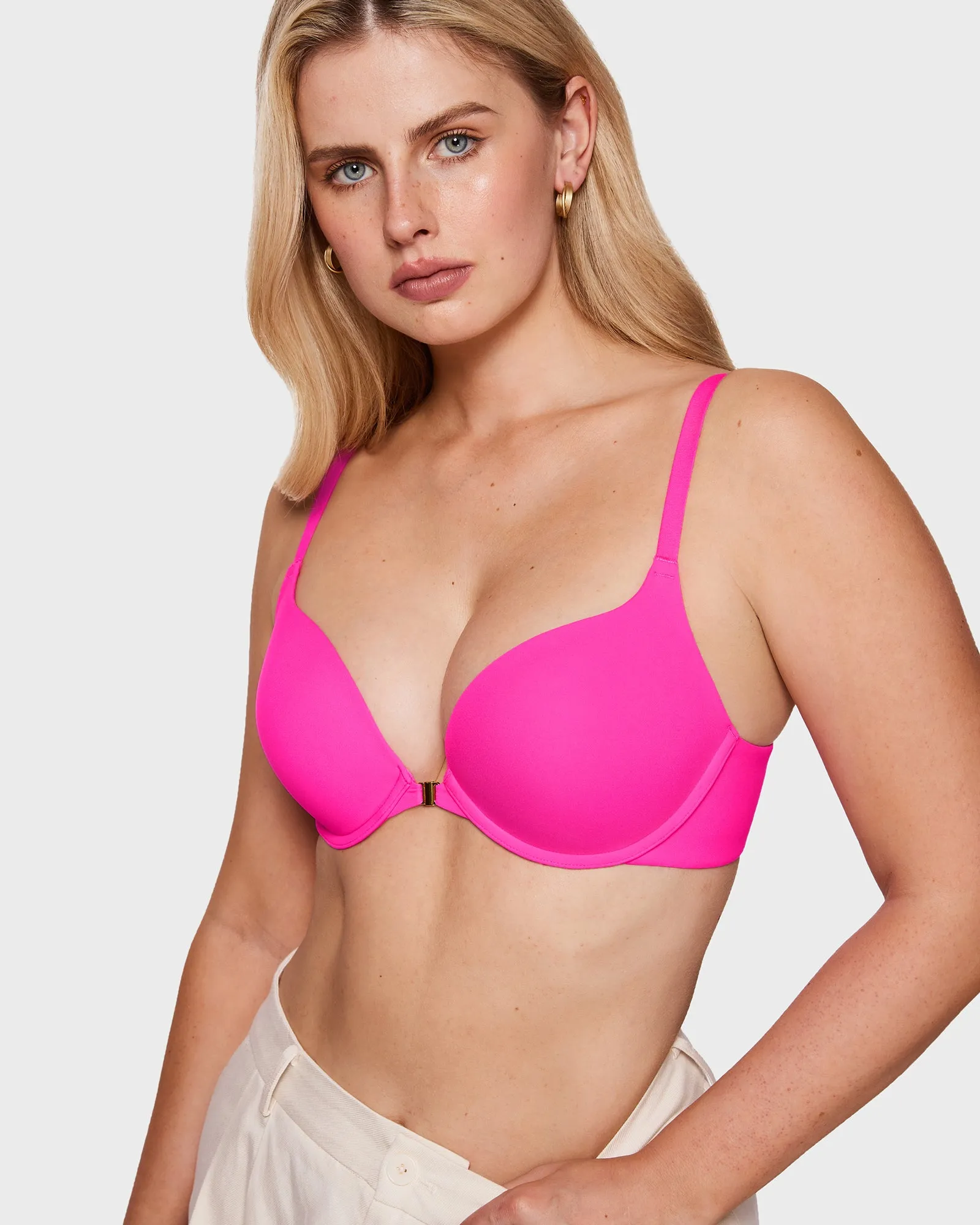 Front Closure T-shirt Bra