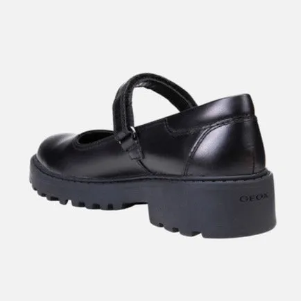 Geox J6420P J Casey Black Leather