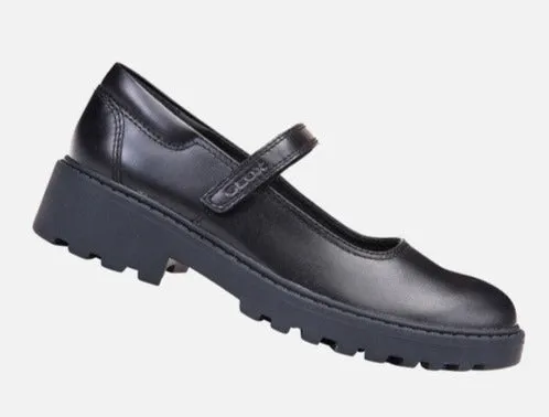 Geox J6420P J Casey Black Leather