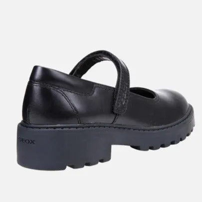Geox J6420P J Casey Black Leather