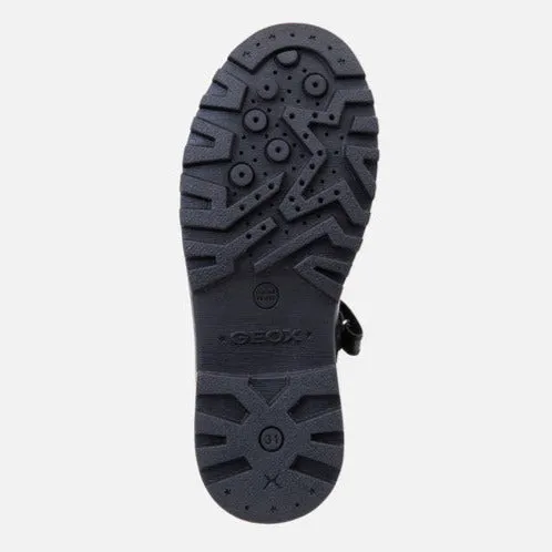 Geox J6420P J Casey Black Leather