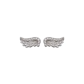 Gold & Diamond Venetian Wing Studs